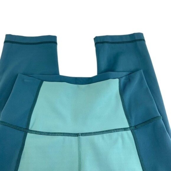 Lululemon Wunder Under Crop HR Curve Green Leggings - Picture 5 of 8